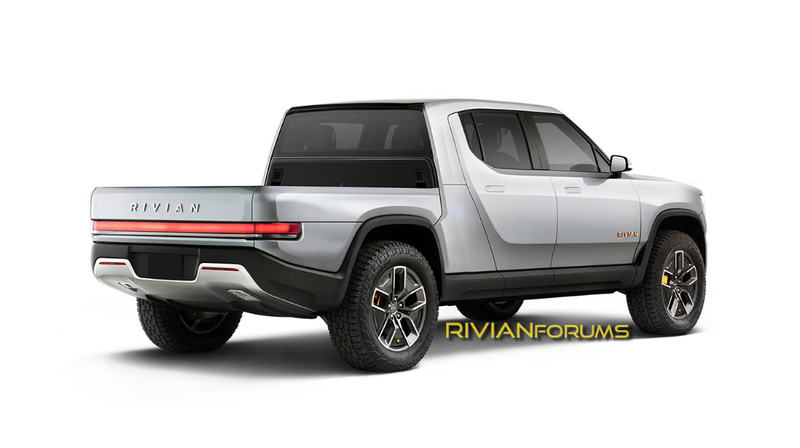 Illustration for article titled These Renders of Rivian's Modular Truck Make a Great Argument for Modularity